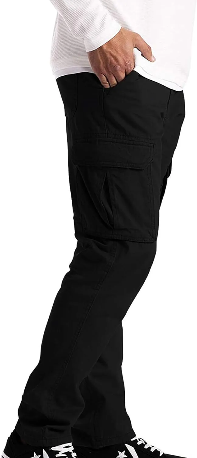 Mens Cargo Sweatpants Casual Jogging Sports Elastic with Pockets Men's Men's Pants Fleece Active Tech Joggers