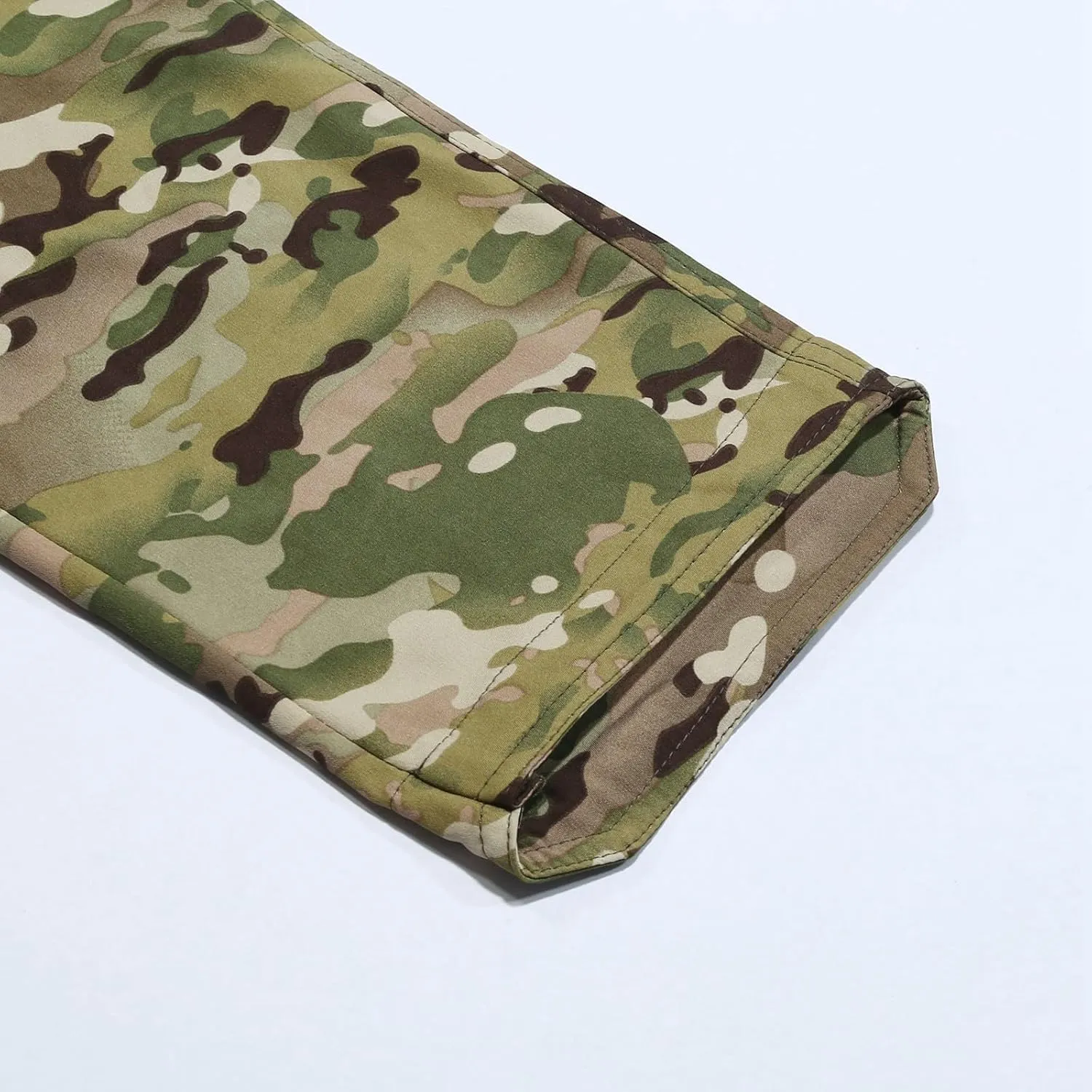 Mens Casual Cargo Pants Tactical Workout Sport Pants Multi-Pocket Straight Leg Trousers Running Joggers