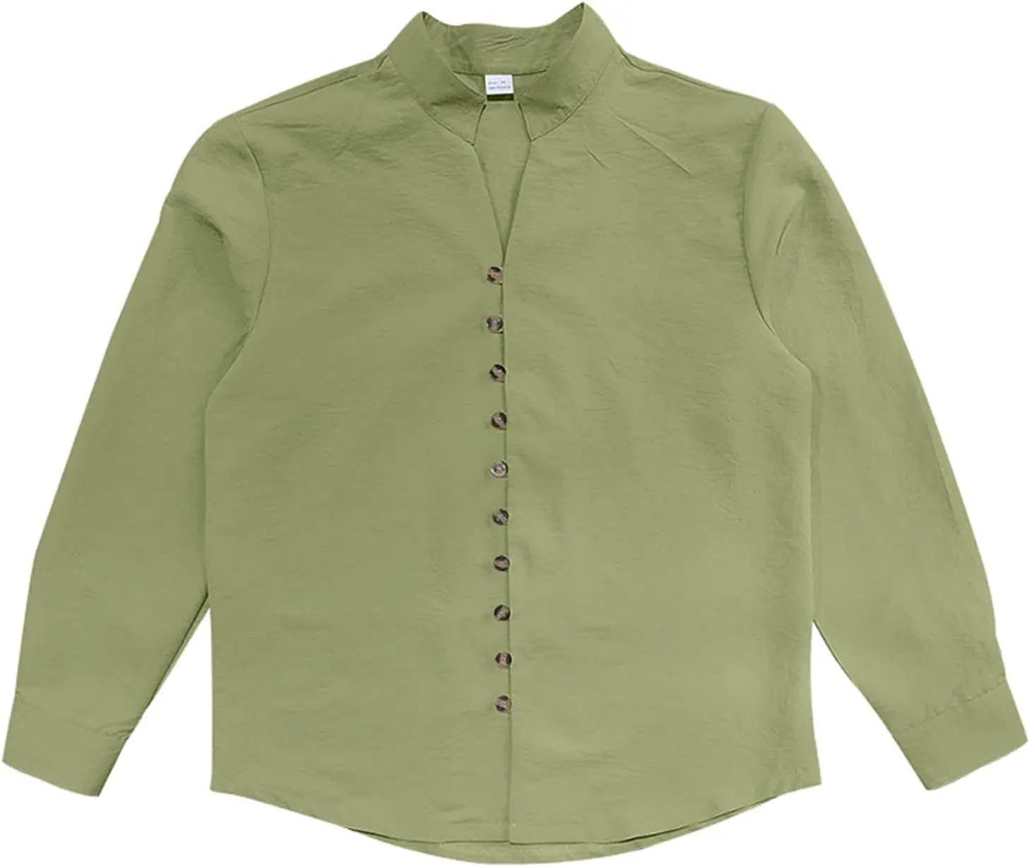Mens Casual Long Sleeve Shirt Trendy Loose Button Down Bussiness Shirts Travel Vacation Beach Party Tee Tops Big&Tall