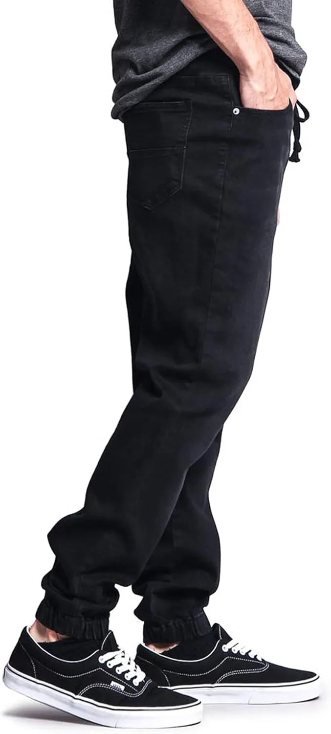 Men's Casual Twill Stretch Jogger Pants