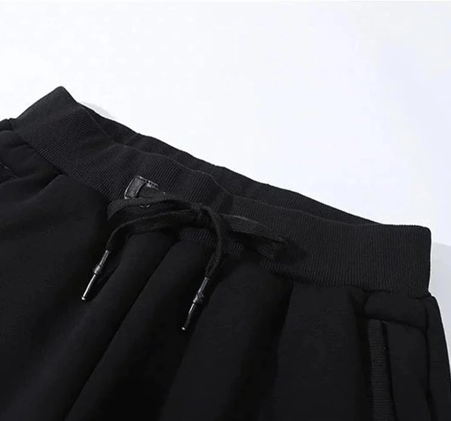 Men's Fleece Lined Pants Running Joggers Winter Athletic Workout Warm Sherpa Sweatpants for Active Gym Track Jogging