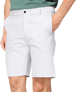 Mens Golf Shorts Classic Fit Flat Front Stretch Lightweight Joggers Work Quick Dry Hiking Travel Pant with Pockets