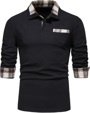 Men's Knitted Sweaters 1/4 Zip Cotton Sweater Pullover Polo Sweaters Stand Collar Fall Winter Warm Sweatshirts