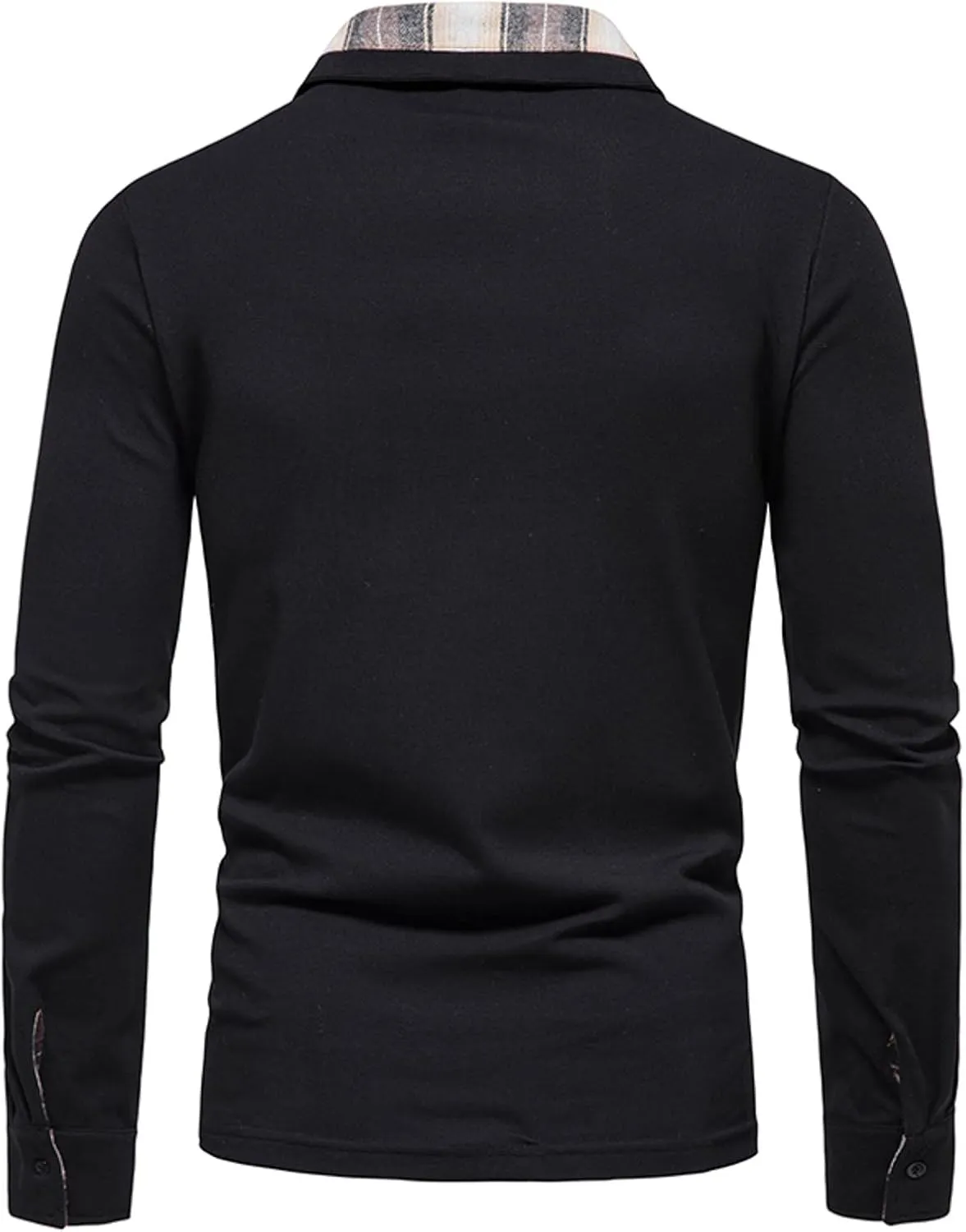 Men's Knitted Sweaters 1/4 Zip Cotton Sweater Pullover Polo Sweaters Stand Collar Fall Winter Warm Sweatshirts
