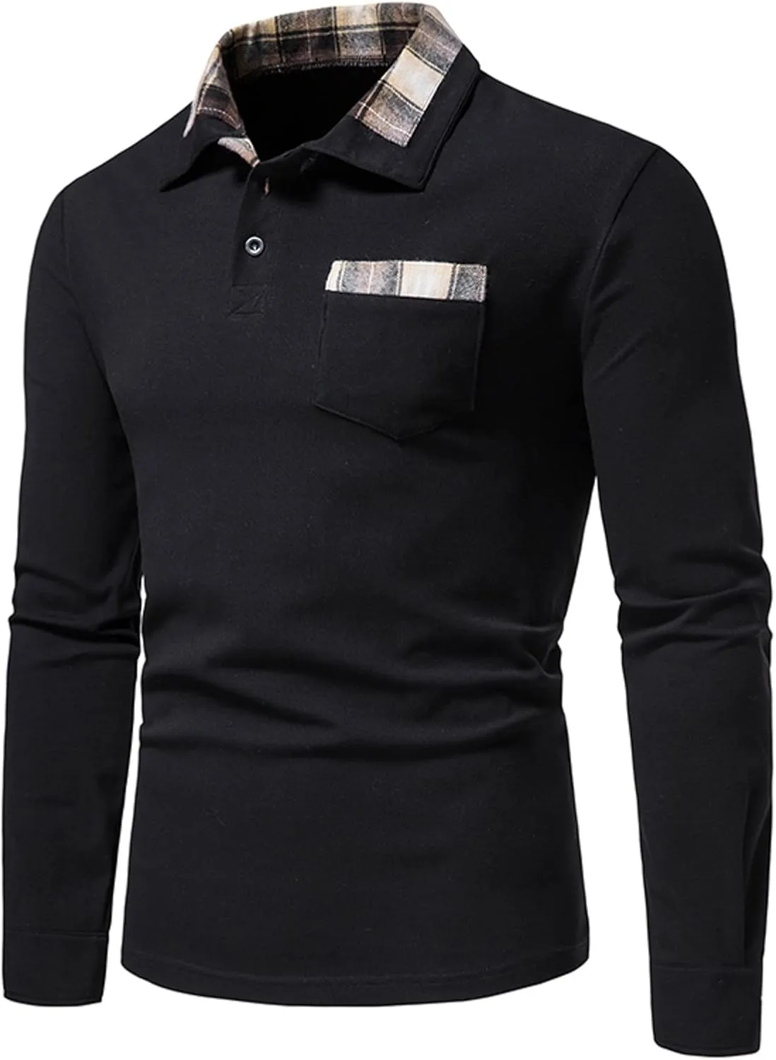 Men's Knitted Sweaters 1/4 Zip Cotton Sweater Pullover Polo Sweaters Stand Collar Fall Winter Warm Sweatshirts
