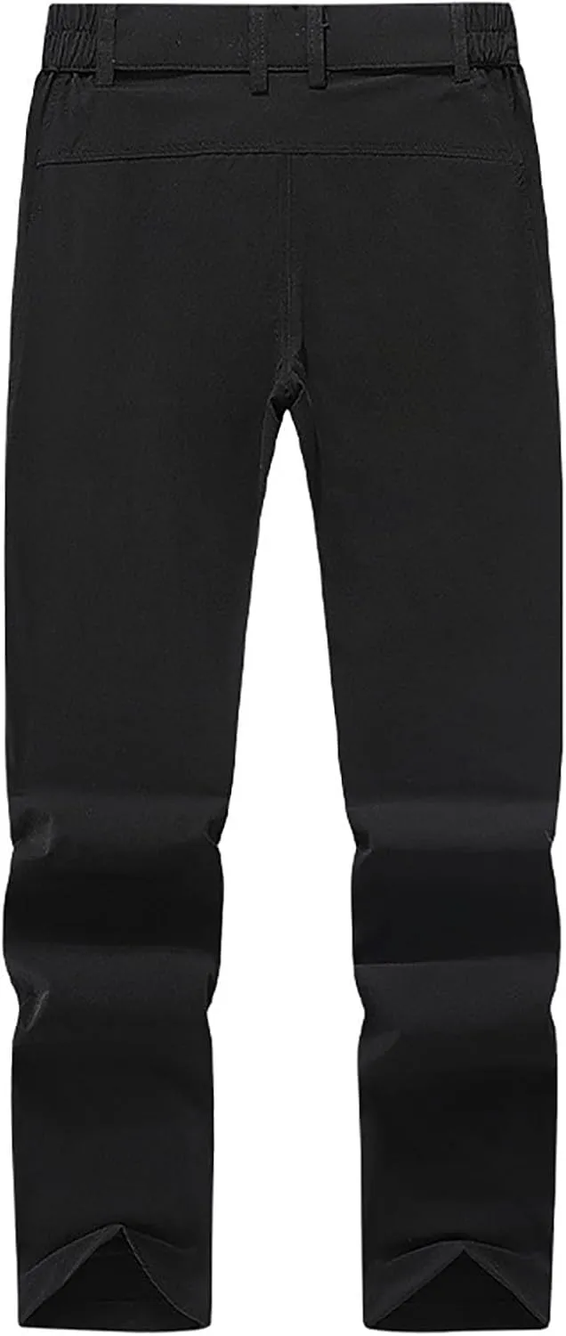 Mens Lightweight Hiking Pants Relaxed Fit Outdoor Waterproof Quick Dry Travel Pants for Men Classic Tactical Pants