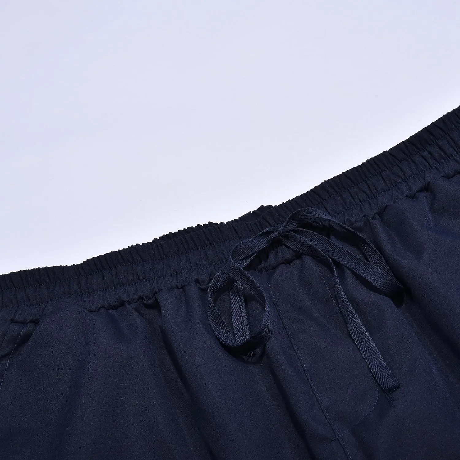 Mens Pants Waist Color Sports Hat Multi Woven Pocket Foot Rope Solid Pants Street Lightweight Stretch Cargo Work Pants