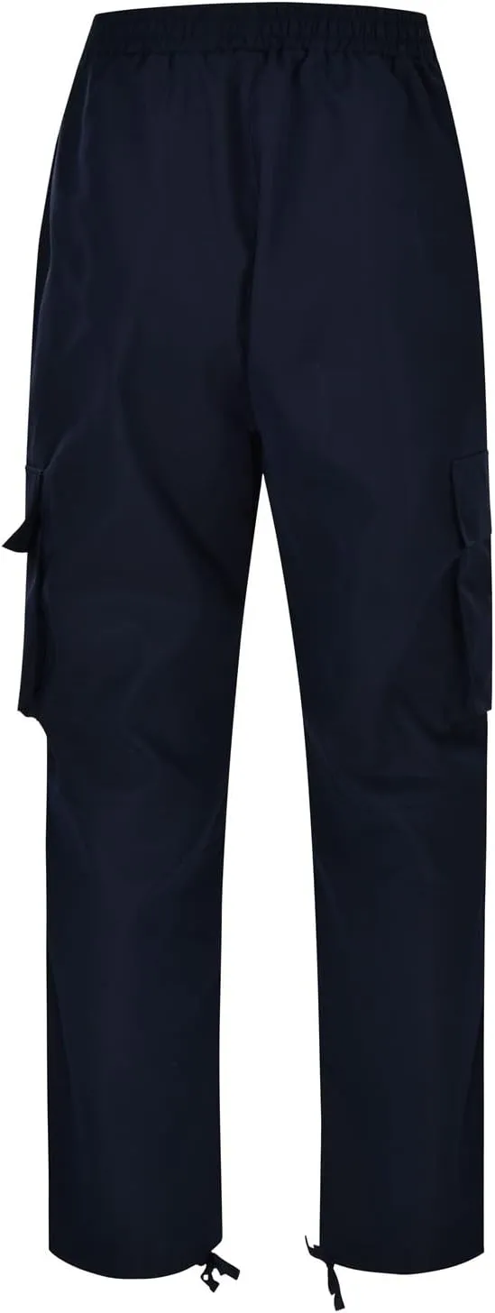 Mens Pants Waist Color Sports Hat Multi Woven Pocket Foot Rope Solid Pants Street Lightweight Stretch Cargo Work Pants