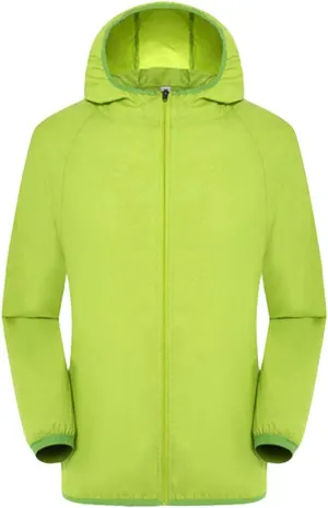 Mens Rain Coat Softshell Lightweight Waterproof Jacket Windproof Rain Hooded Jackets for Men Hiking Cycling Travel