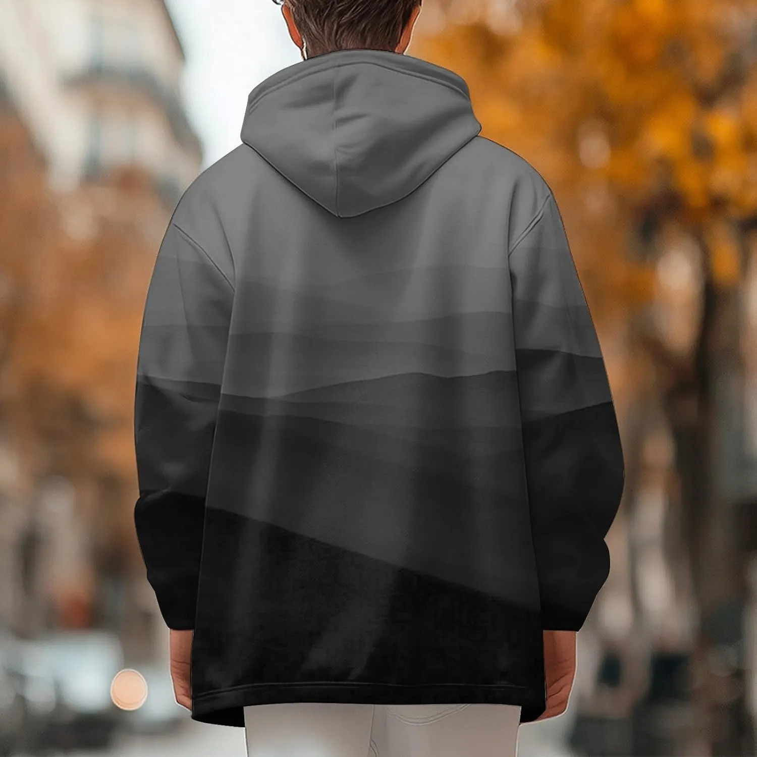 Mens Sherpa Lined Hoodie Full-Zip Winter Fleece Hooded Warm Thick Casual Sweatshirt