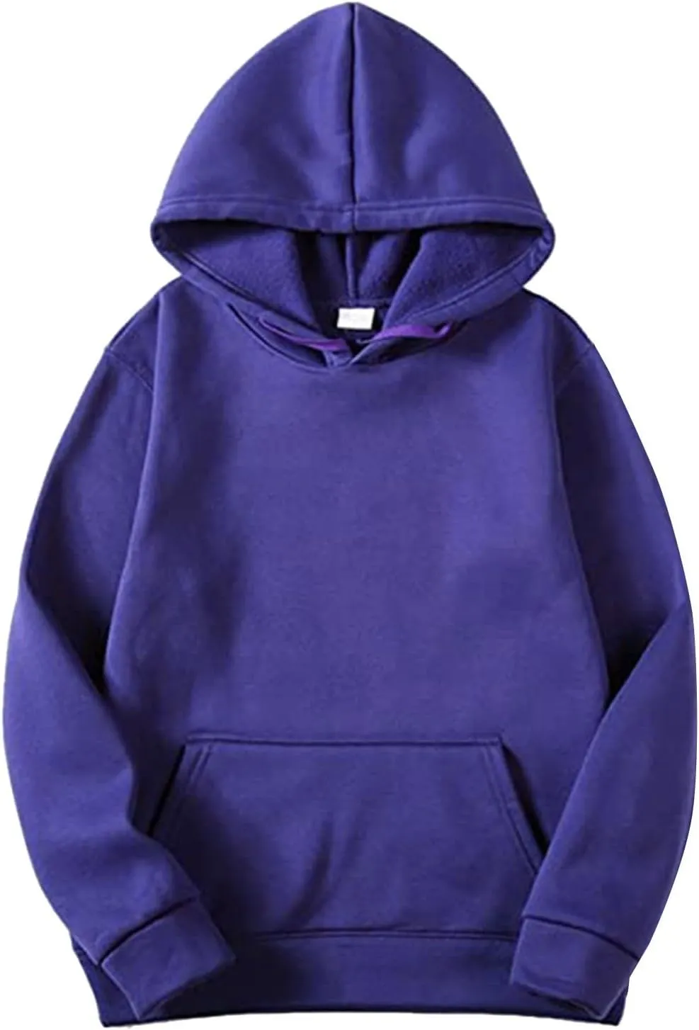 Mens Sweatshirts Hoodies Autumn And Winter Leisure Hooded Sweater Solid Color Sweater Soft Top Blouse Men'S Fashion