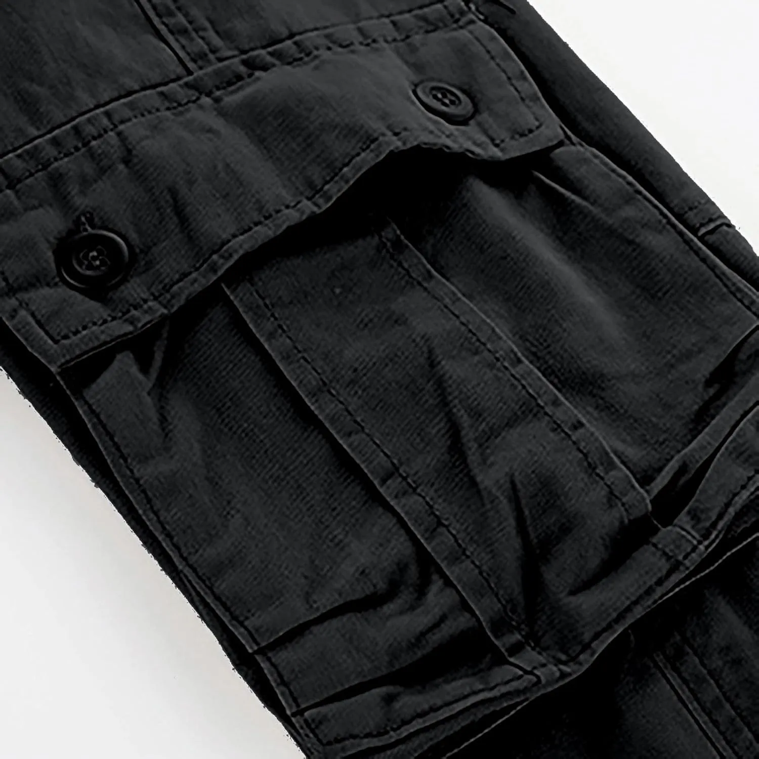 Mens Tactiacl Hiking Work Pants Straight Leg Lightweight Athletic Fit Cargo Trousers Outdoor Pants with Multi Pockets