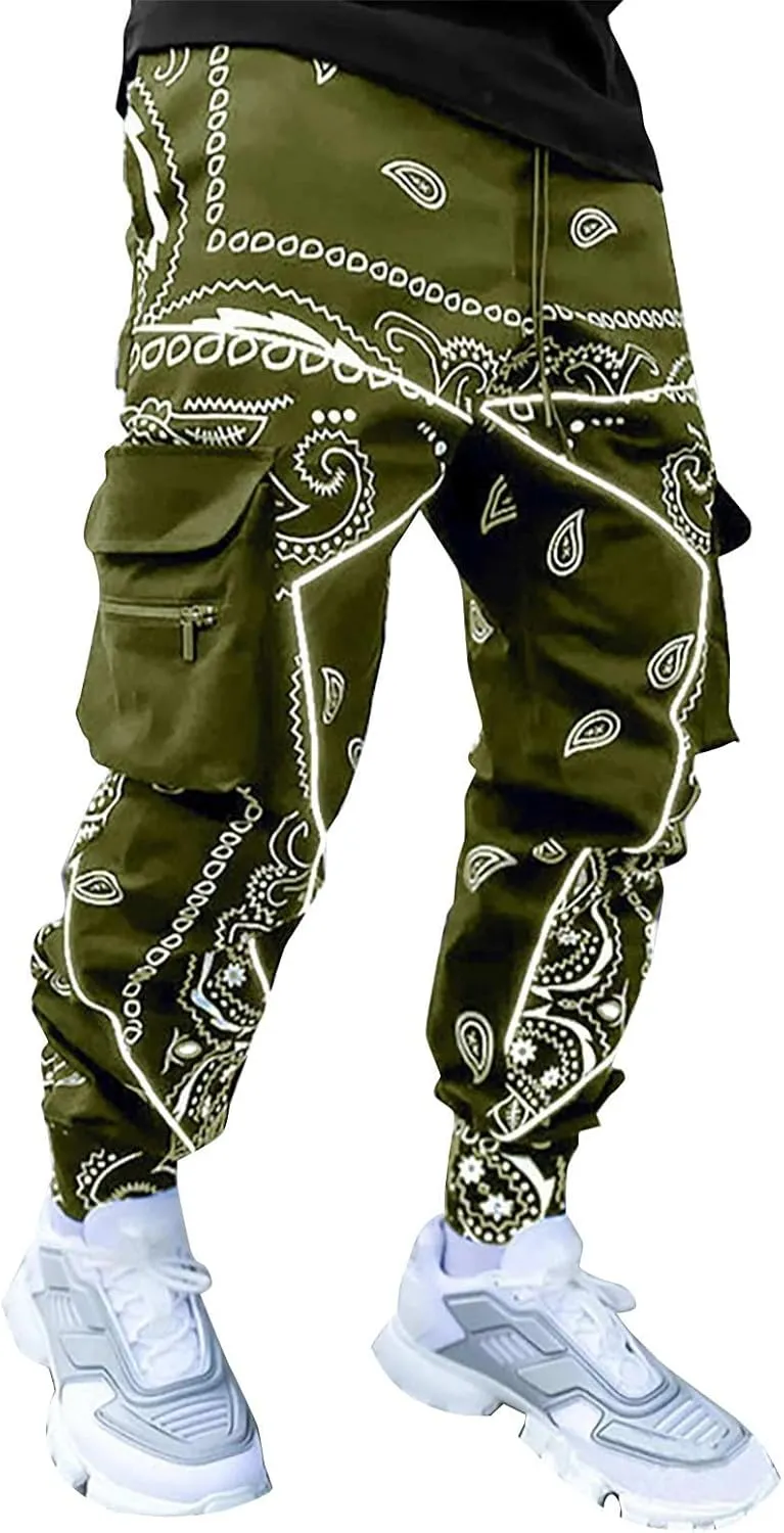 Men's Water Resistant Pants Cotton Pocket Multi Color Large Sanitary Casual Hiking Pants Lightweight Sweatpants