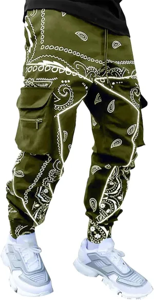 Men's Water Resistant Pants Cotton Pocket Multi Color Large Sanitary Casual Hiking Pants Lightweight Sweatpants