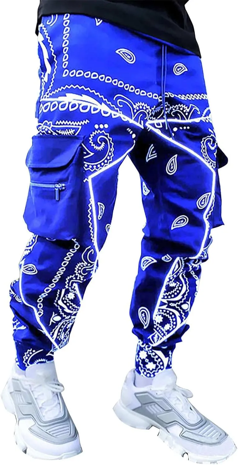 Men's Water Resistant Pants Cotton Pocket Multi Color Large Sanitary Casual Hiking Pants Lightweight Sweatpants