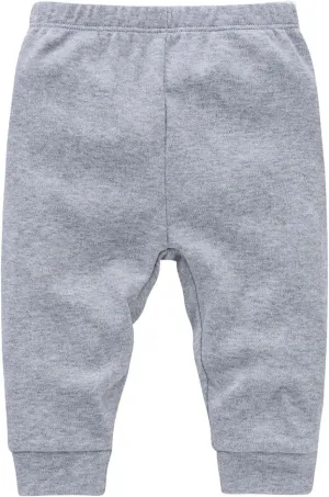 Newborn Boys Girls Baggy Sweatpants Cotton Elastic Waist Joggers Baby Casual Comfy Pants Breathable Solid Color Trousers