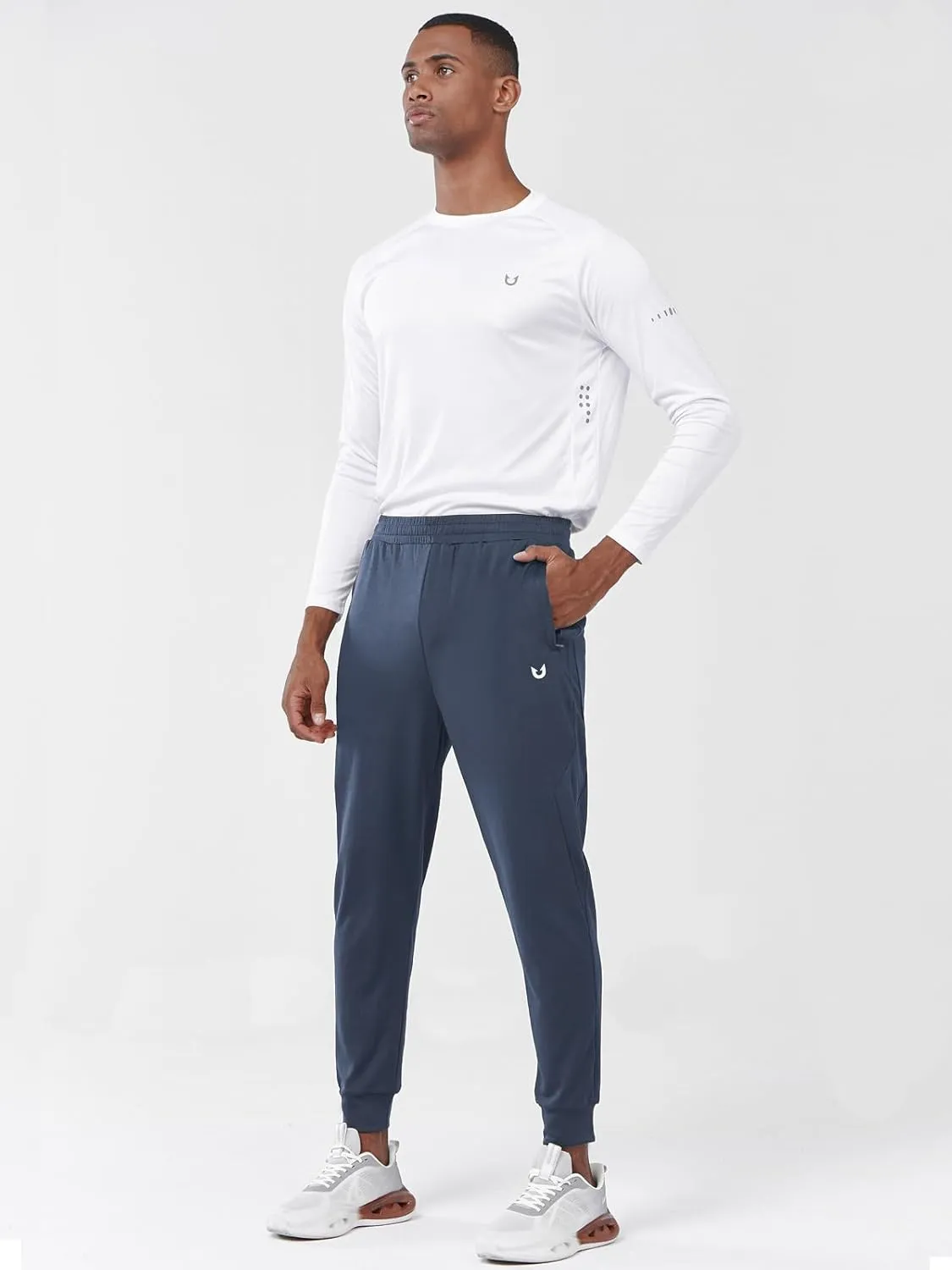 NORTHYARD Men's Athletic Running Joggers Lightweight Workout Gym Pants Jogging Pants Mesh Sweatpants