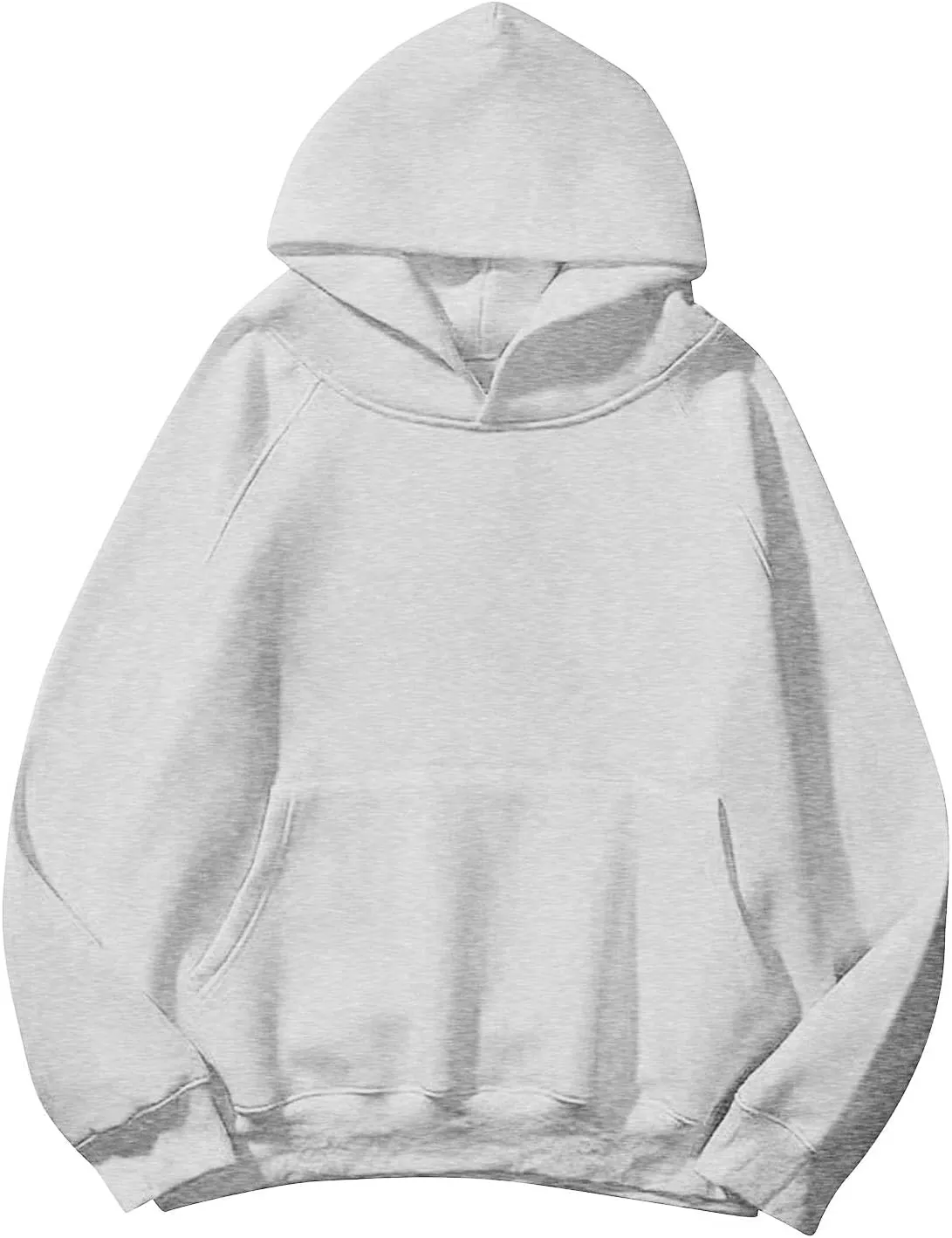 Oversized Hoodies for Women and Men Couples Fleece Basic Solid Hooded Sweatshirt Pullover Jackets