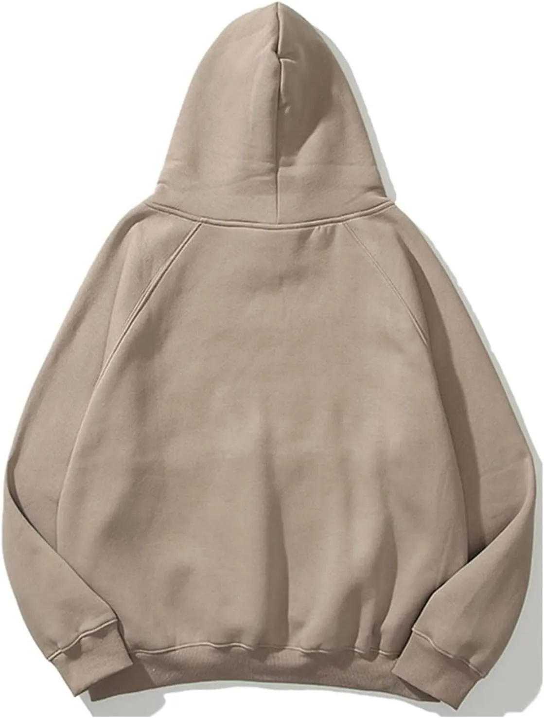 Oversized Hoodies for Women and Men Couples Fleece Basic Solid Hooded Sweatshirt Pullover Jackets