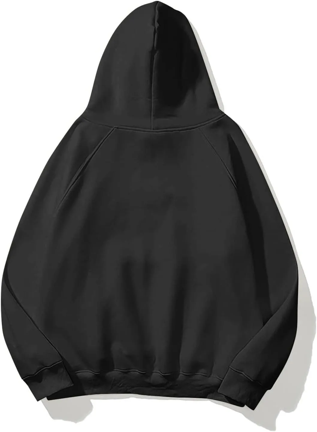 Oversized Hoodies for Women and Men Couples Fleece Basic Solid Hooded Sweatshirt Pullover Jackets
