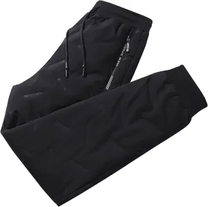 PEHMEA Men's Warm Sherpa Fleece Lined Sweatpants Winter Active Running Joggers Pants
