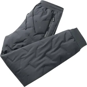 PEHMEA Men's Warm Sherpa Fleece Lined Sweatpants Winter Active Running Joggers Pants