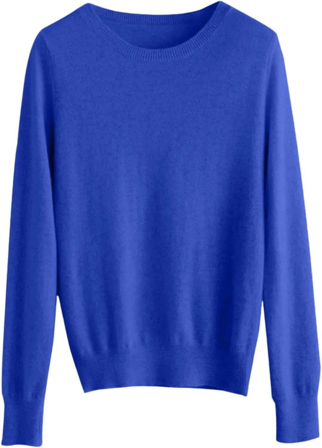 Pullover Sweaters for Women, Wool Base Layer Sweaters Cotton Soft Pullover Tops Crew Neck Lightweight Sweaters