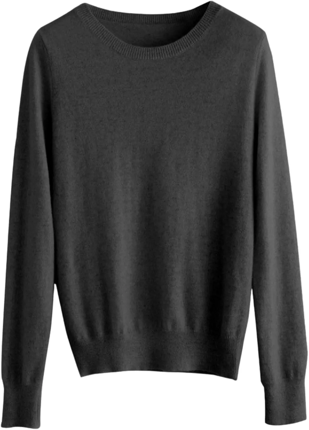Pullover Sweaters for Women, Wool Base Layer Sweaters Cotton Soft Pullover Tops Crew Neck Lightweight Sweaters