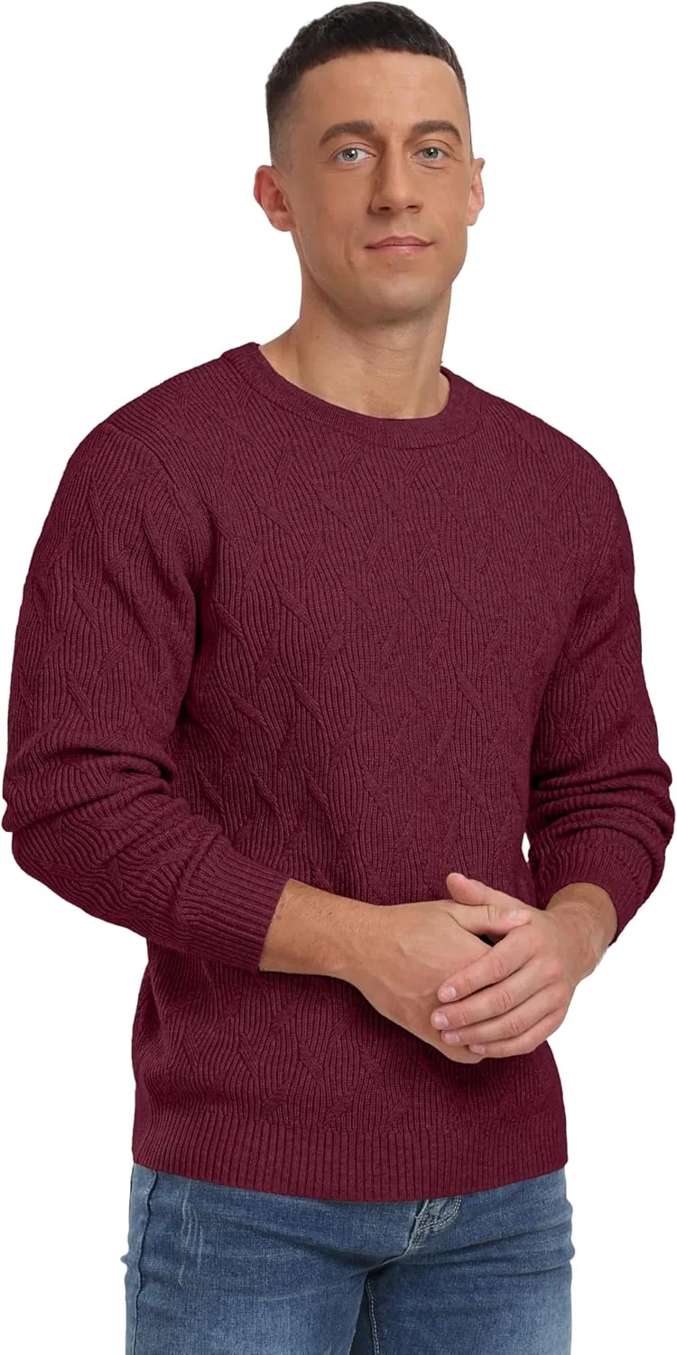 Sailwind Men's Crewneck Pullover Sweater Lightweight Casual Knitted Sweaters