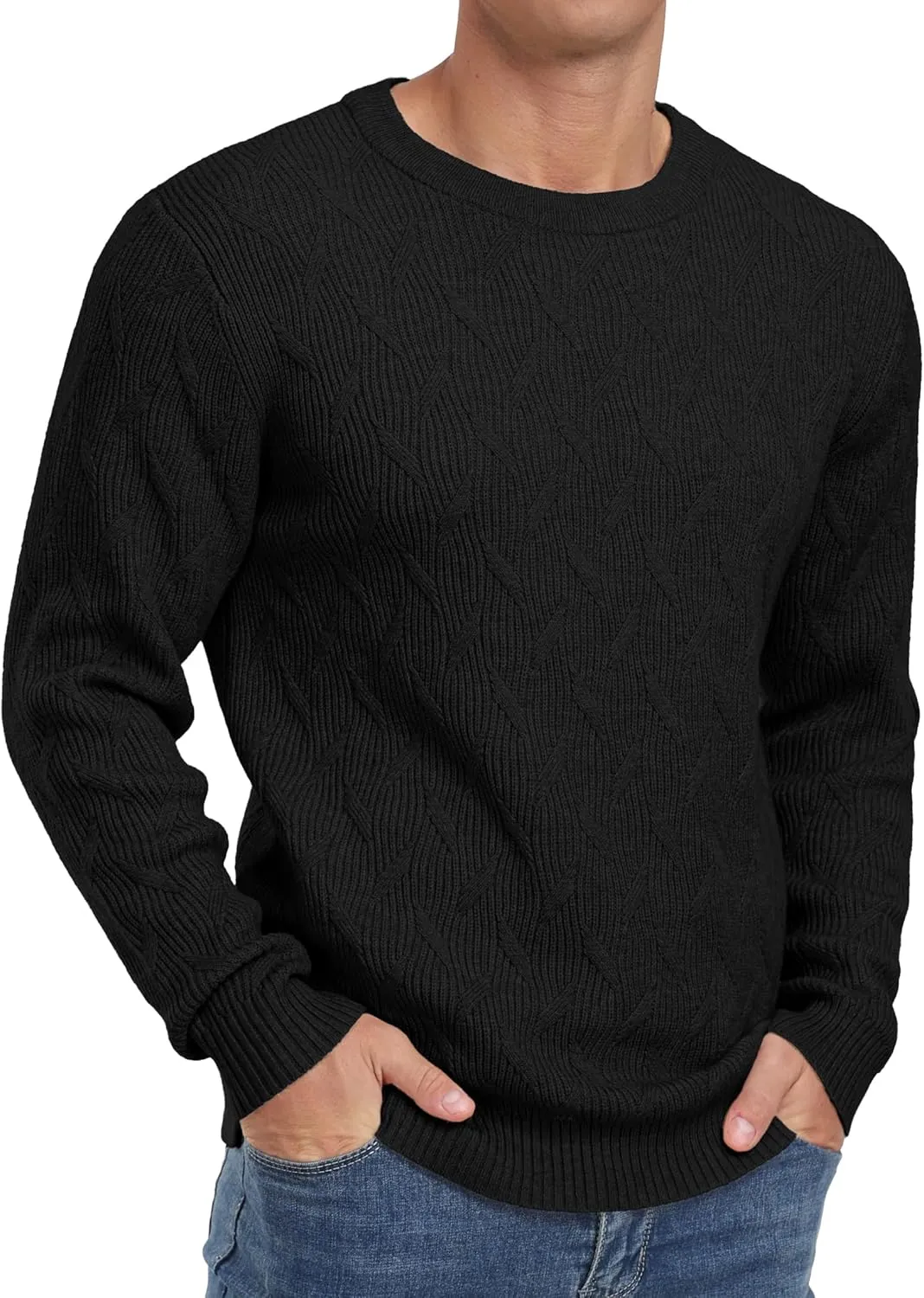 Sailwind Men's Crewneck Pullover Sweater Lightweight Casual Knitted Sweaters
