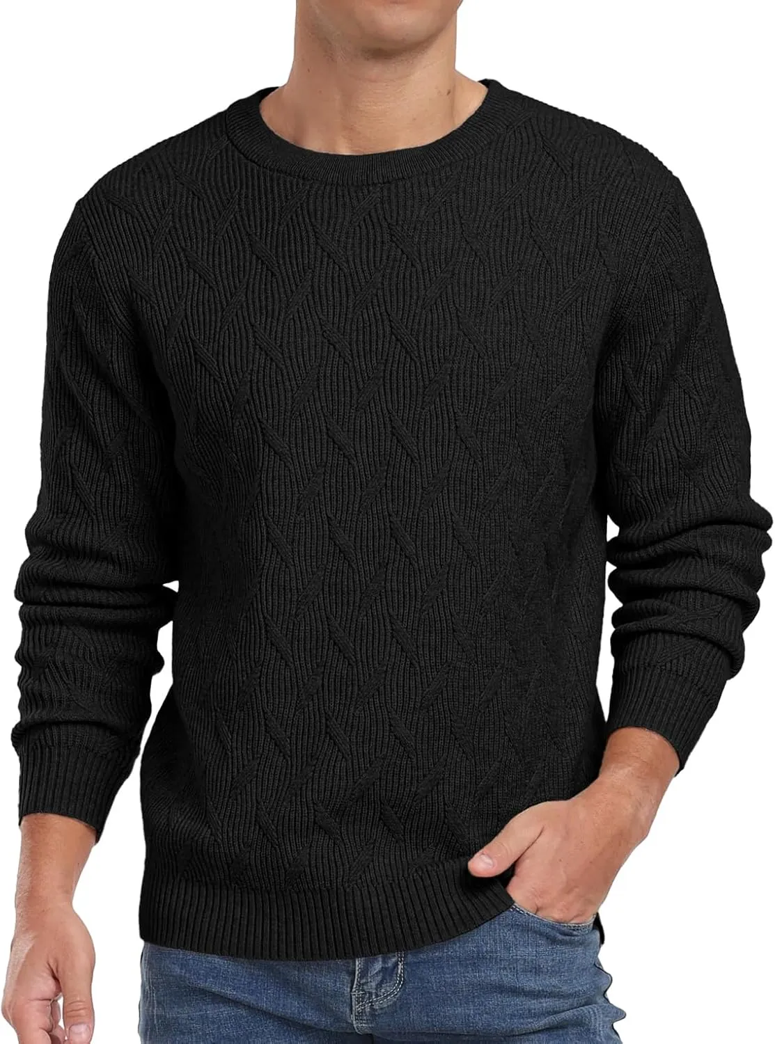 Sailwind Men's Crewneck Pullover Sweater Lightweight Casual Knitted Sweaters