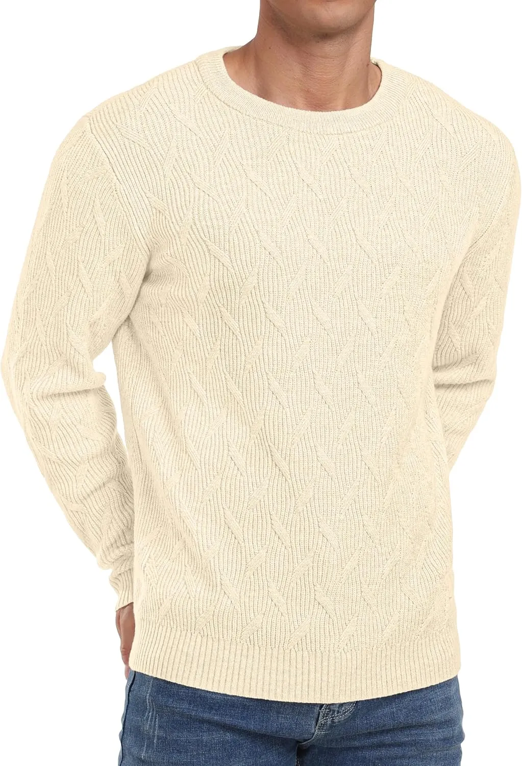 Sailwind Men's Crewneck Pullover Sweater Lightweight Casual Knitted Sweaters