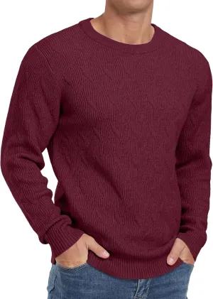 Sailwind Men's Crewneck Pullover Sweater Lightweight Casual Knitted Sweaters