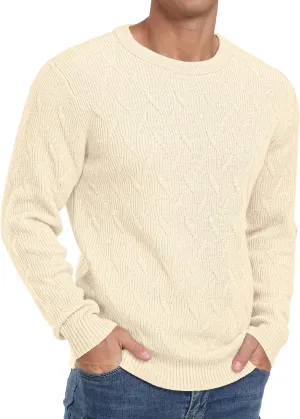 Sailwind Men's Crewneck Pullover Sweater Lightweight Casual Knitted Sweaters