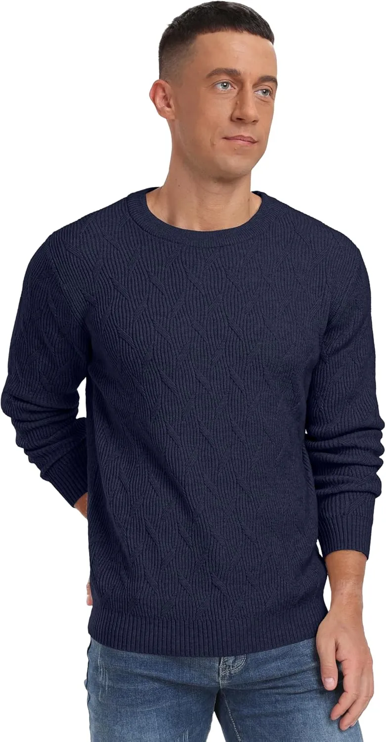 Sailwind Men's Crewneck Pullover Sweater Lightweight Casual Knitted Sweaters