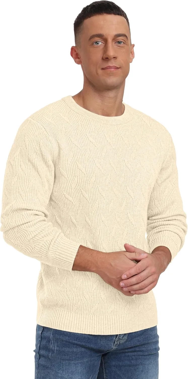 Sailwind Men's Crewneck Pullover Sweater Lightweight Casual Knitted Sweaters