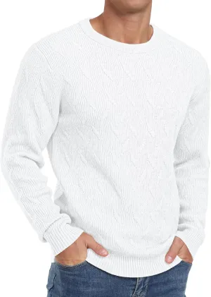 Sailwind Men's Crewneck Pullover Sweater Lightweight Casual Knitted Sweaters