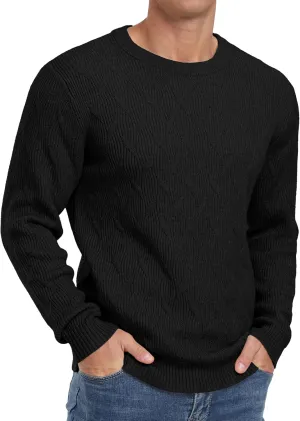 Sailwind Men's Crewneck Pullover Sweater Lightweight Casual Knitted Sweaters