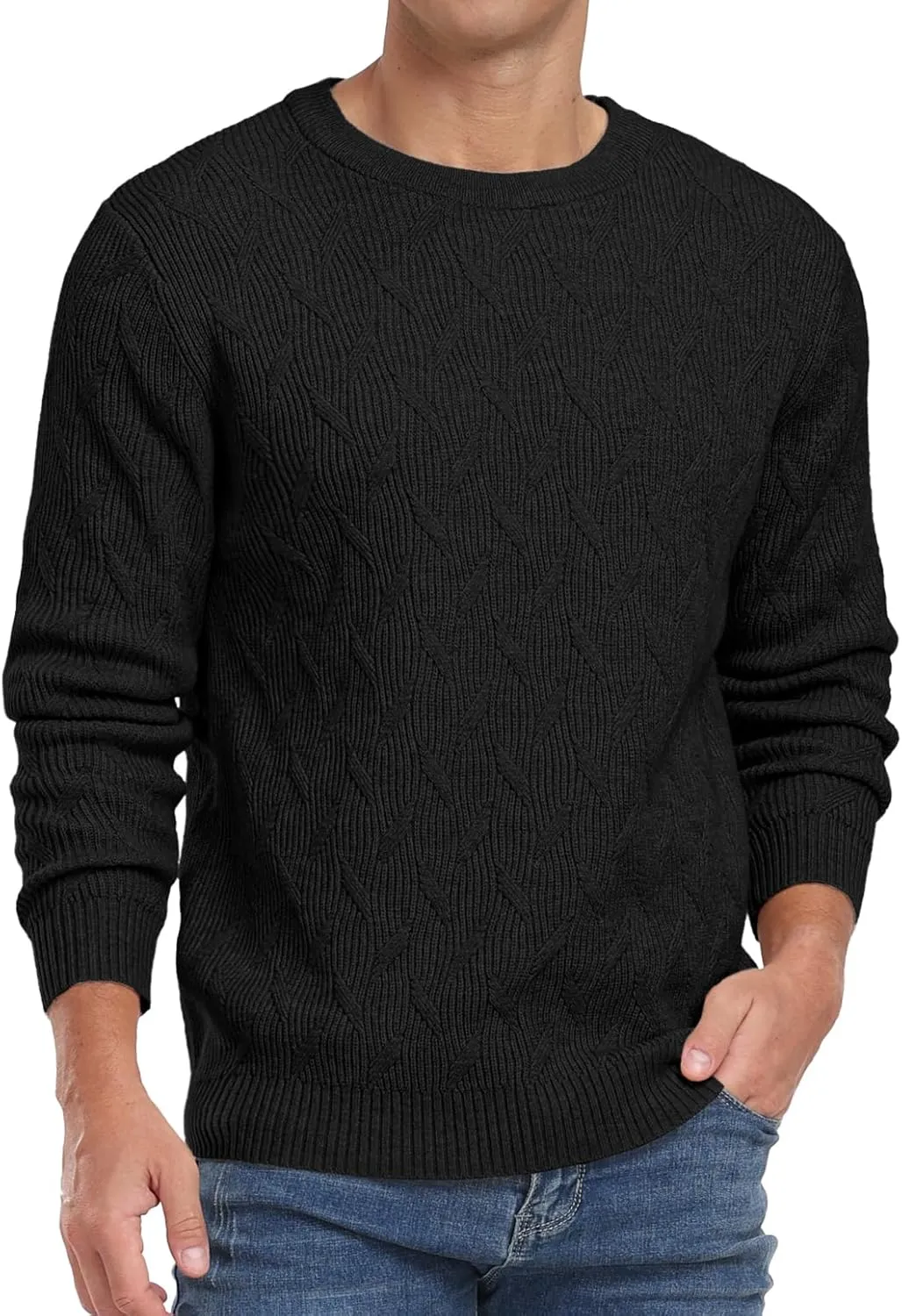 Sailwind Men's Crewneck Pullover Sweater Lightweight Casual Knitted Sweaters