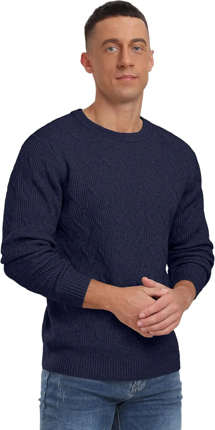 Sailwind Men's Crewneck Pullover Sweater Lightweight Casual Knitted Sweaters