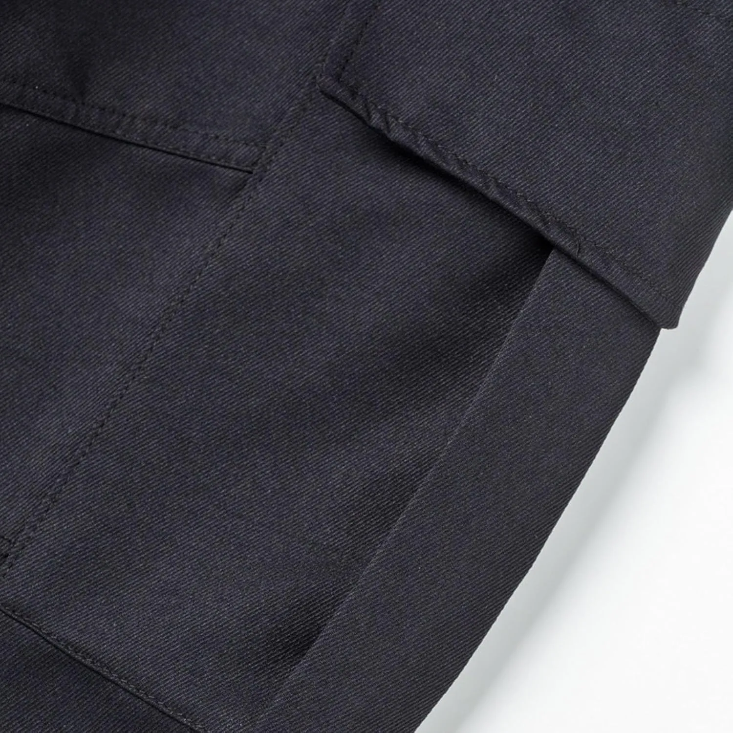 Sinzelimin Men's Cargo Pants Fashion Multiple Pockets Lace up Elastic Waist Loose Comfy Full Length Workwear Trouser