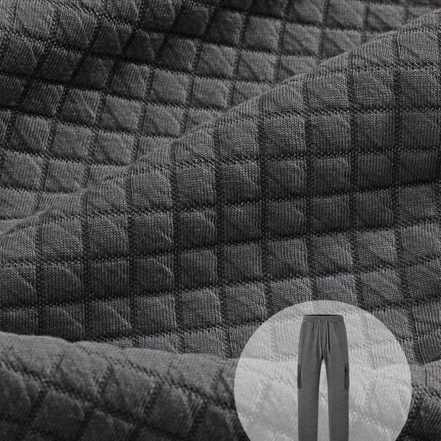 Sinzelimin Men's Cargo Pants Fashion Solid Drawstring Elastic Waist Multiple Pockets Loose Comfy Wide Leg Bound Feet Trouser