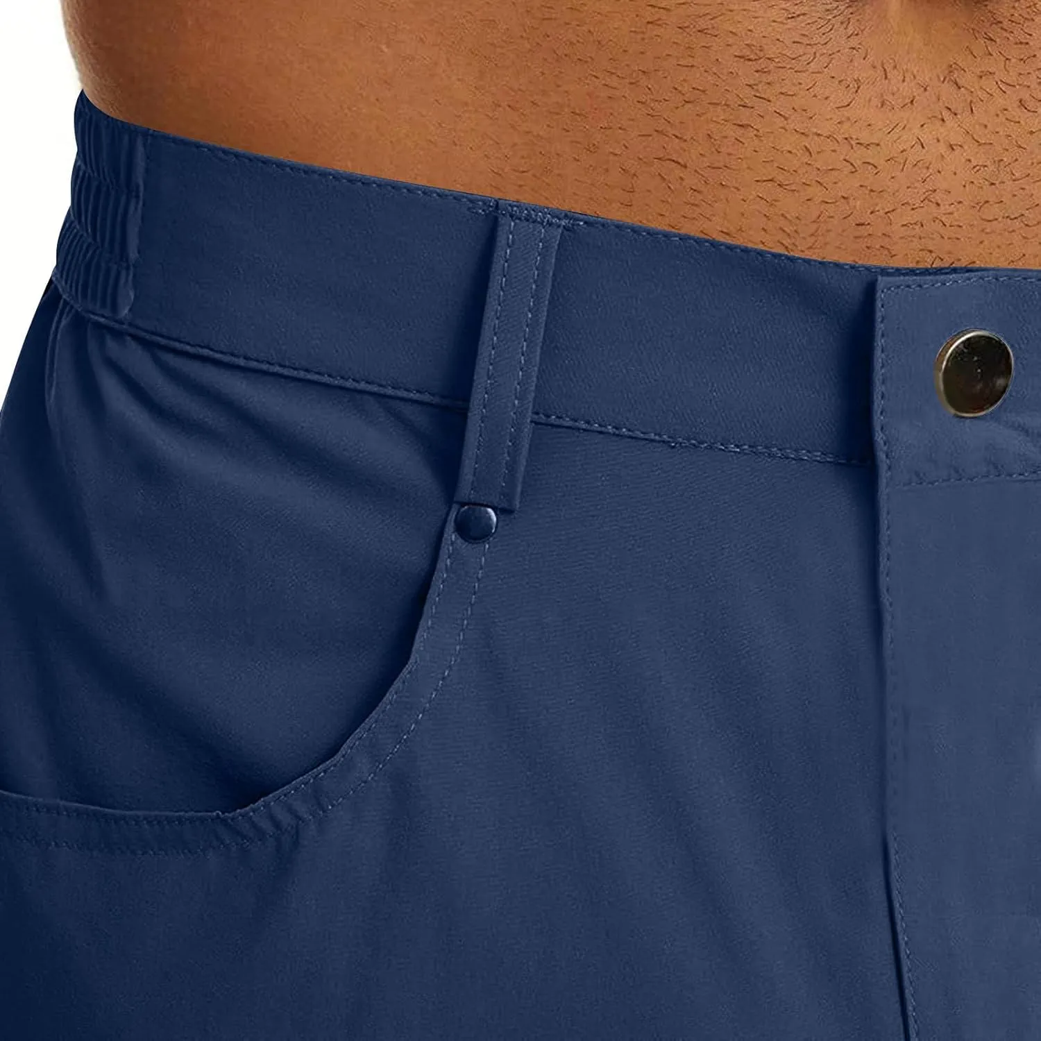 Sinzelimin Men's Cargo Shorts Summer Fashion Pachwork Multiple Pockets Workwear Outdoor Fishing Hiking Bike Crop Sweatpant
