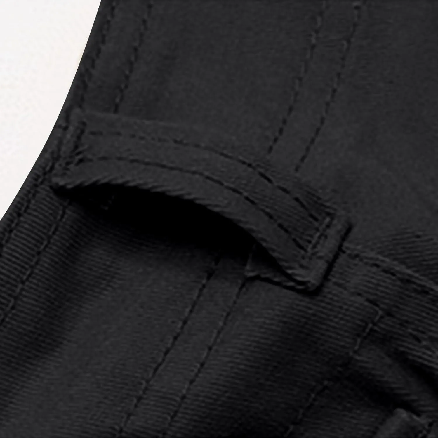 Sinzelimin Men's Short Cargo Pants Fashion Solid Color Multiple Pockets Loose Comfy Dressy Casual Workwear Crop Trouser