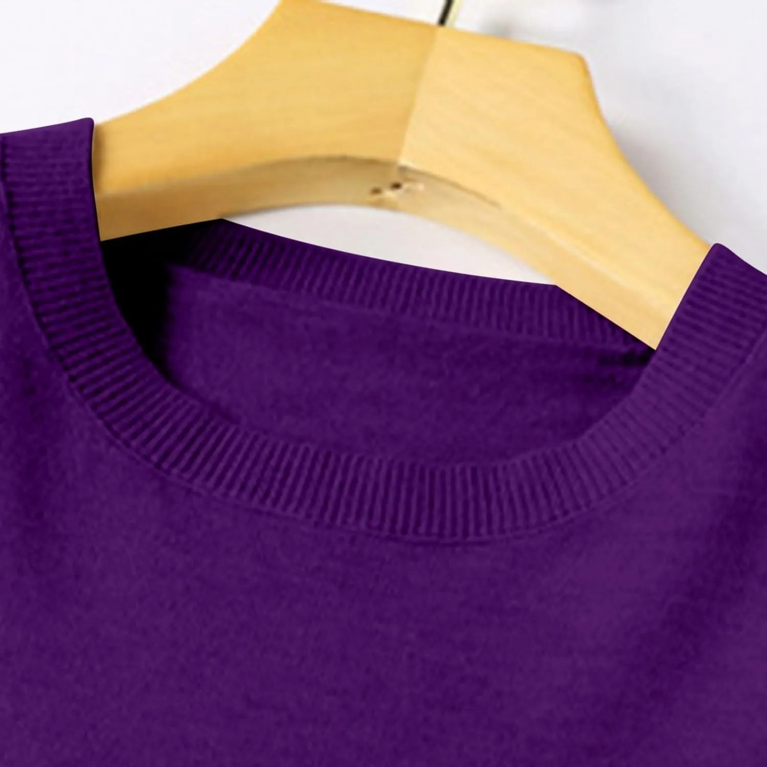 Sweaters for Women Long Sleeve Crew Neck Knitted Sweaters Casual Basic Pullover Sweaters Top