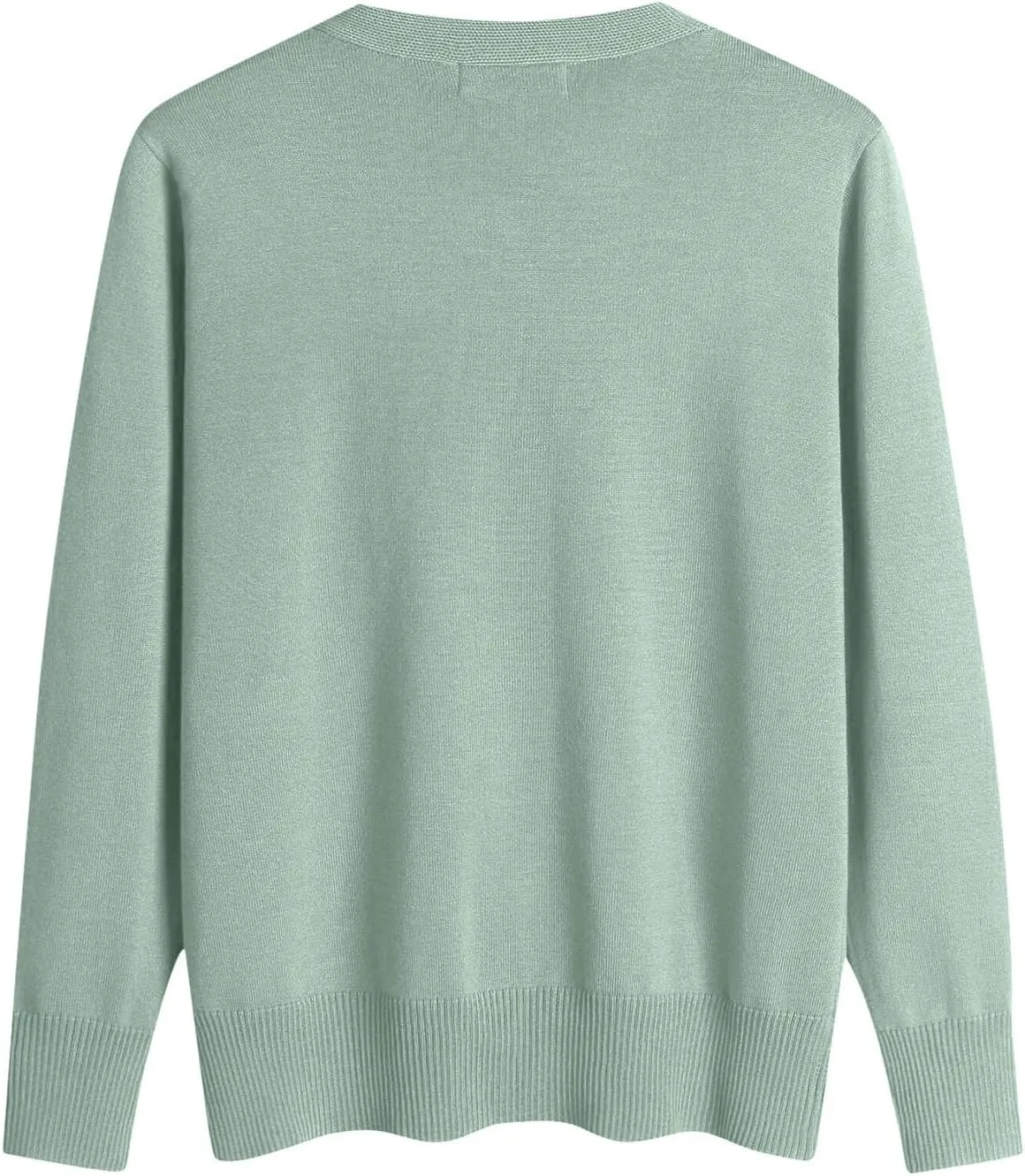 Sweaters for Women V Neck Long Sleeve Loose Pullover Trendy Solid Color Basic Blouse Fall Winter Soft Comfy Ladies Clothes