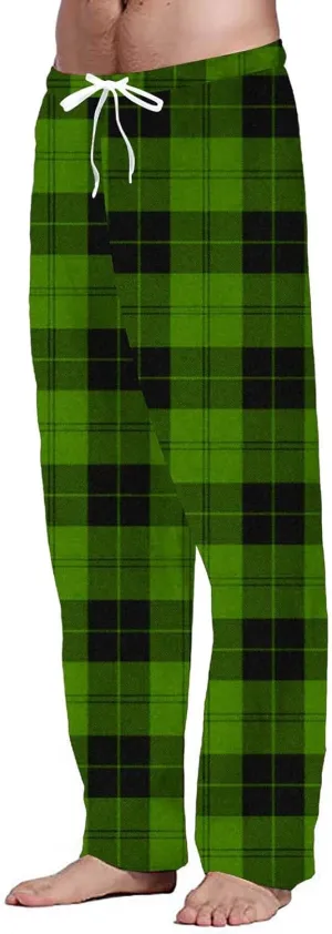 Sweatpants for Men Tapered Fashion Men's Casual Plaid Loose Sports Plaid Pajama Pants Pants Lightweight Workout