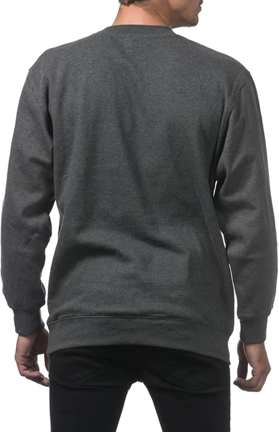 Sweatshirts for Men Long Sleeve Crewneck Sweatshirt Loose Casual Fashion Outerwear Plain Daily Versatile Pullover Tops