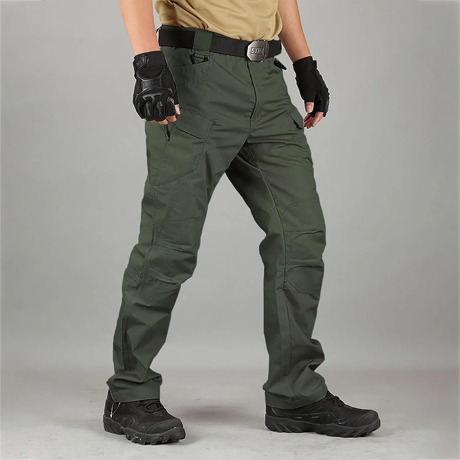 Tactical Cargo Pants Baggy Comfy Pants Lightweight Stretch with Pockets Ripstop Outdoor Work Joggers
