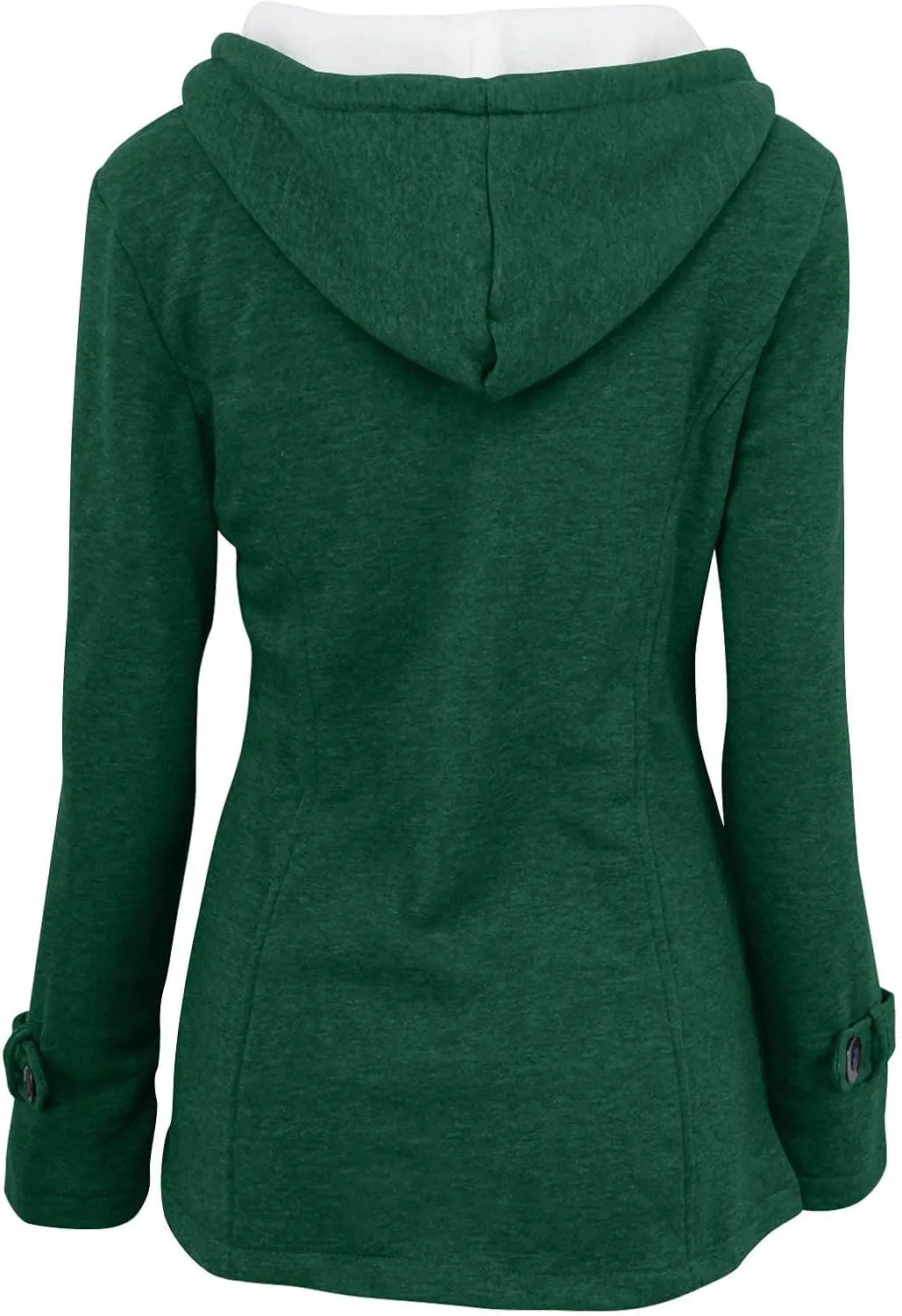 TARIENDY Padded Lined Coats for Women Travel Casual Winter Hoodies Horn Button Long Sleeve Jackets 2025 Cozy Outerwear